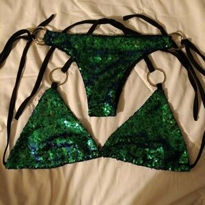 Sequin Bikini Set